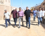 رئيس جهاز تنمية مدينة العاشر من رمضان يتابع أعمال رفع كفاءة وتنسيق الموقع بالمناطق الصناعية