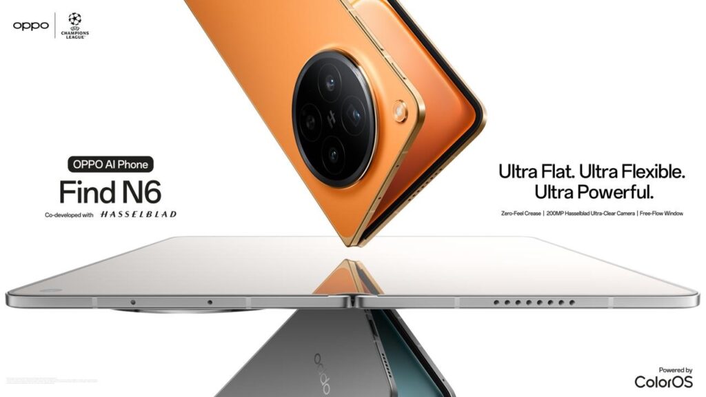 أول هاتف قابل للطي في العالم بشاشة مسطحة وآداء فائق من OPPO