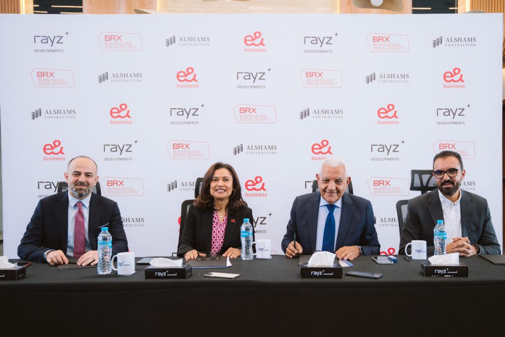 «Rayz Developments» تطلق مشروع «BRX» بالقاهرة الجديدة وتتعاون مع e& مصر لتقديم خدمات ذكية داخل المشروع