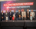 البستاني للتطوير و«YAD» توقعان اتفاقيتي تعاون مع «e& business» و«SSE» لتطوير «نوفا سكوير» بالقاهرة الجديدة