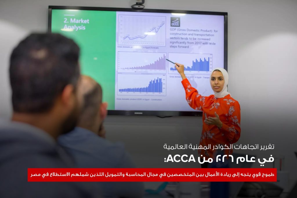 جمعية المحاسبين المعتمدين ACCA تكشف: الكوادر المالية المصرية الأكثر طموحاً نحو ريادة الأعمال